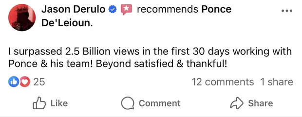 Jason Derulo recommendation