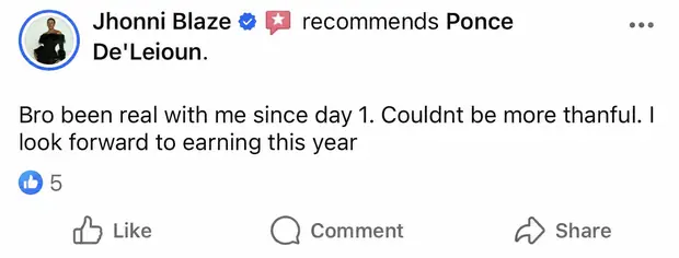 Jhonni Blaze recommendation