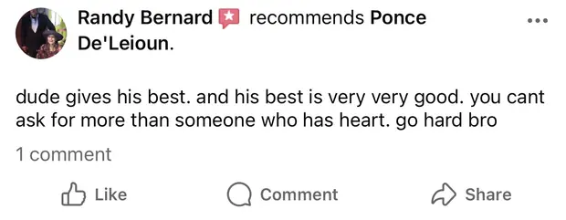 Randy Bernard recommendation