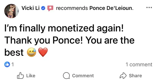 Vicki Li recommendation